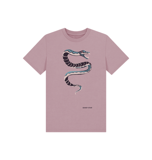 Mauve Printed Kids T-Shirt