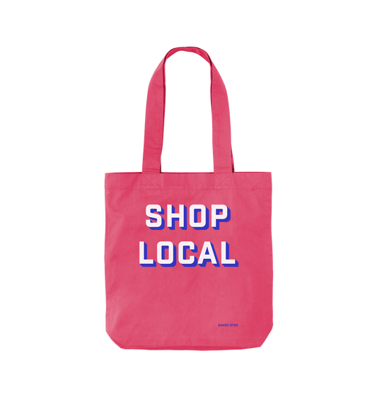 Raspberry Pink Printed Bag