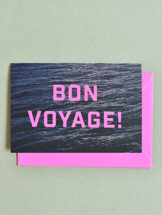 BON VOYAGE GREETING CARD