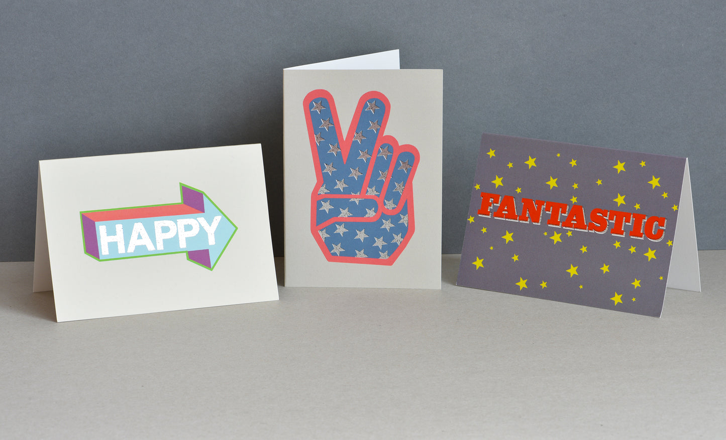 DANDY STAR PEACE SIGN GREETING CARD