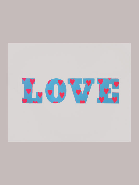 LOVE HEARTS : 60 x 80 CM