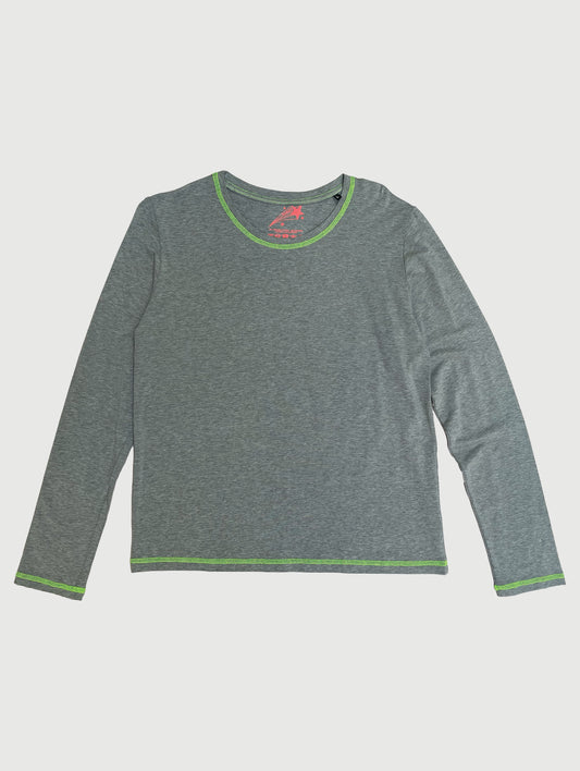 MARL GREY LONG SLEEVE