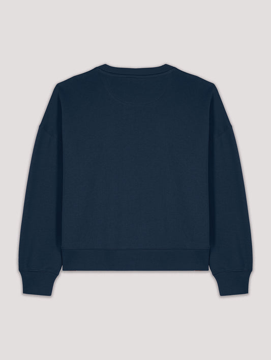 NIGHT LIGHTS NAVY SWEATSHIRT