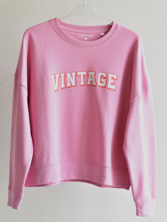 TNMA VINTAGE SWEATSHIRT CANDY PINK