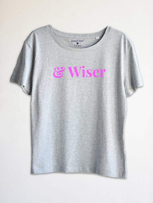 & Wiser print t-shirt