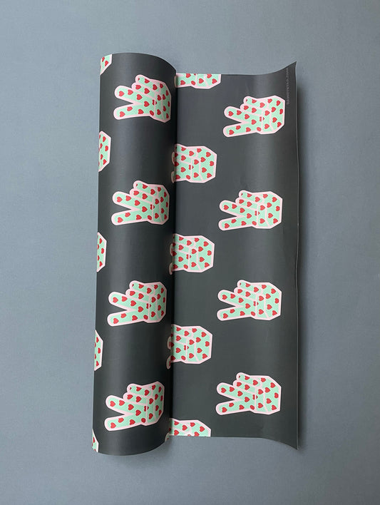 peace sign wrapping paper