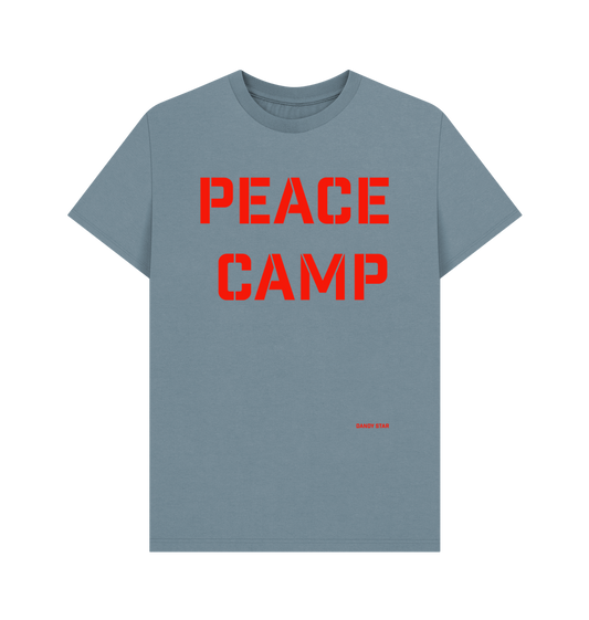 Stone Blue Printed T-shirt