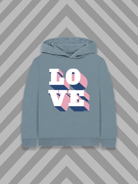 LOVE HOODY DUSTY BLUE