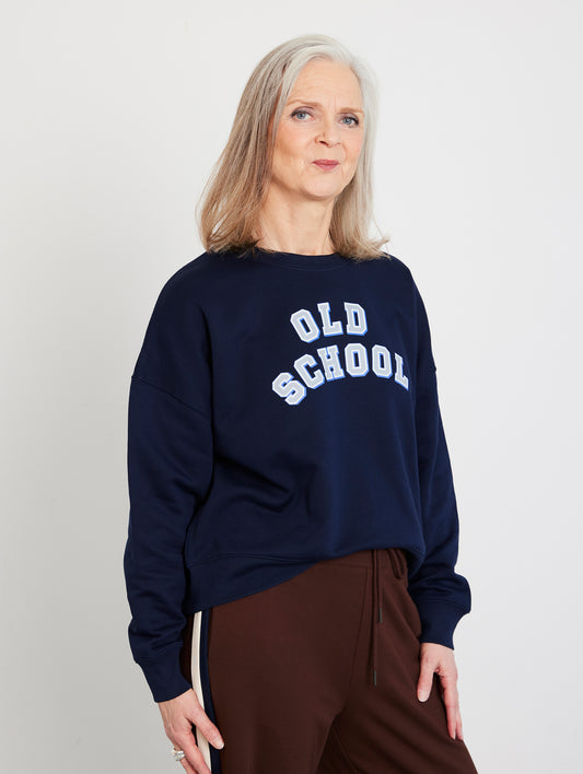 TNMA OLD SCHOOL NAVY SWEATSHIRT
