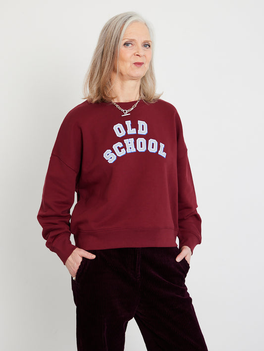 TNMA OLD SCHOOL BURGUNDY SWEATSHIRT