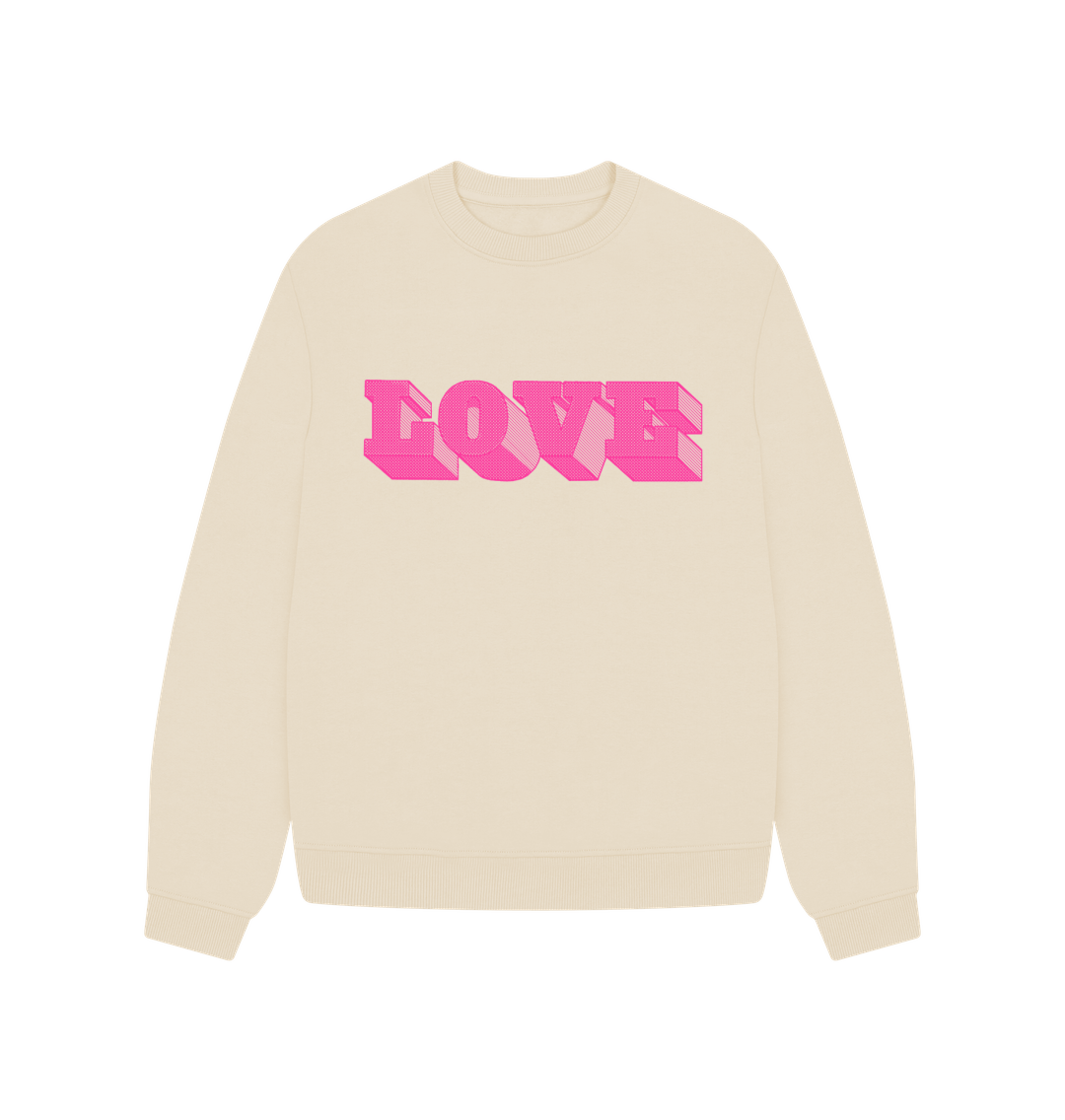 Oat Printed Sweater Front