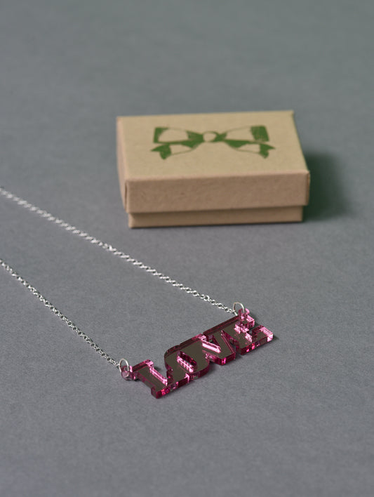 LOVE PINK NECKLACE