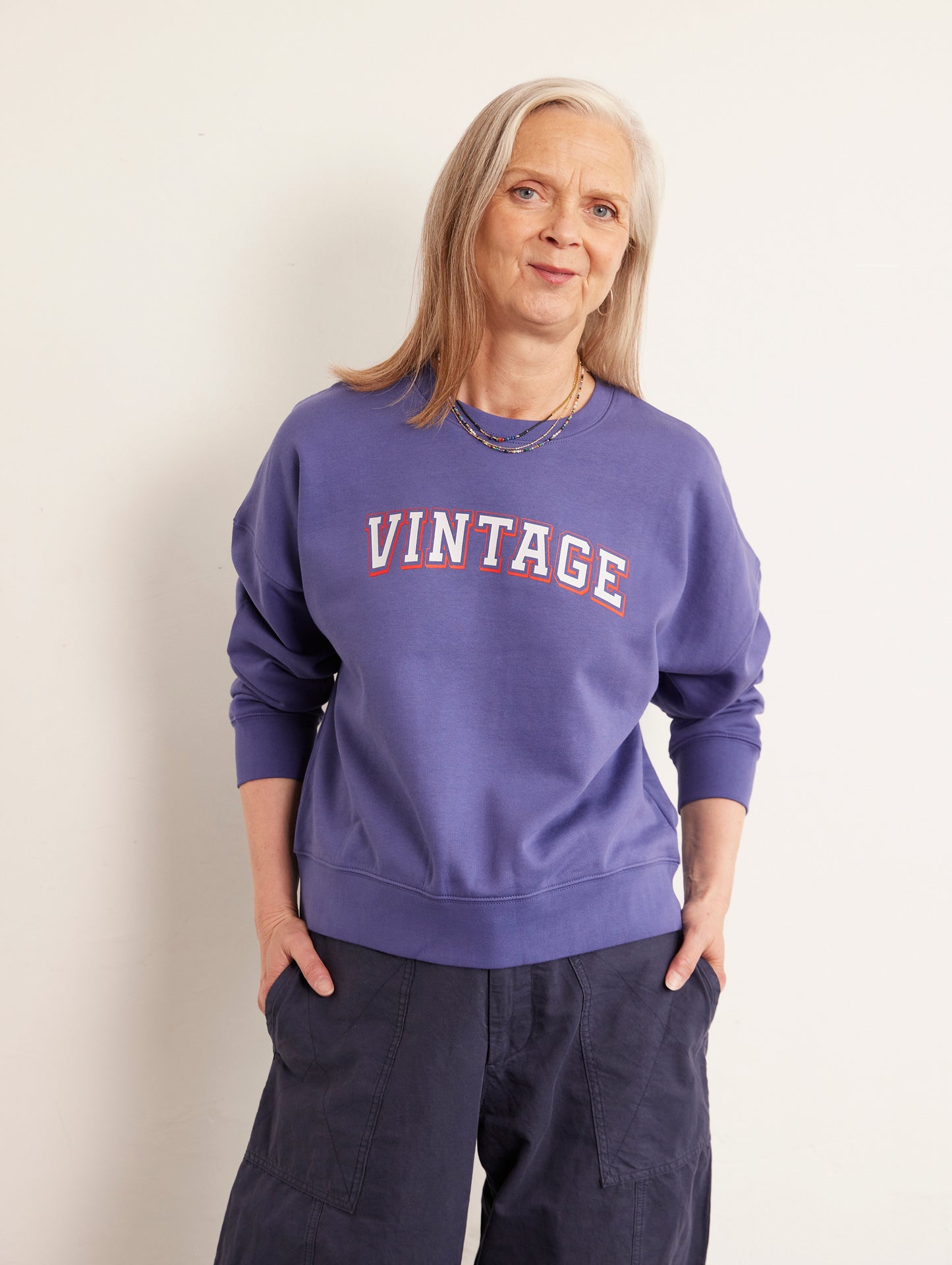 TNMA VINTAGE SWEATSHIRT WORKWEAR BLUE