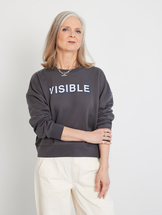 TNMA VISIBLE CHARCOAL SWEATSHIRT