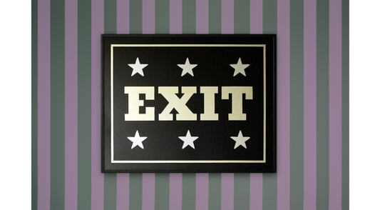 EXIT GLASS PAINTING