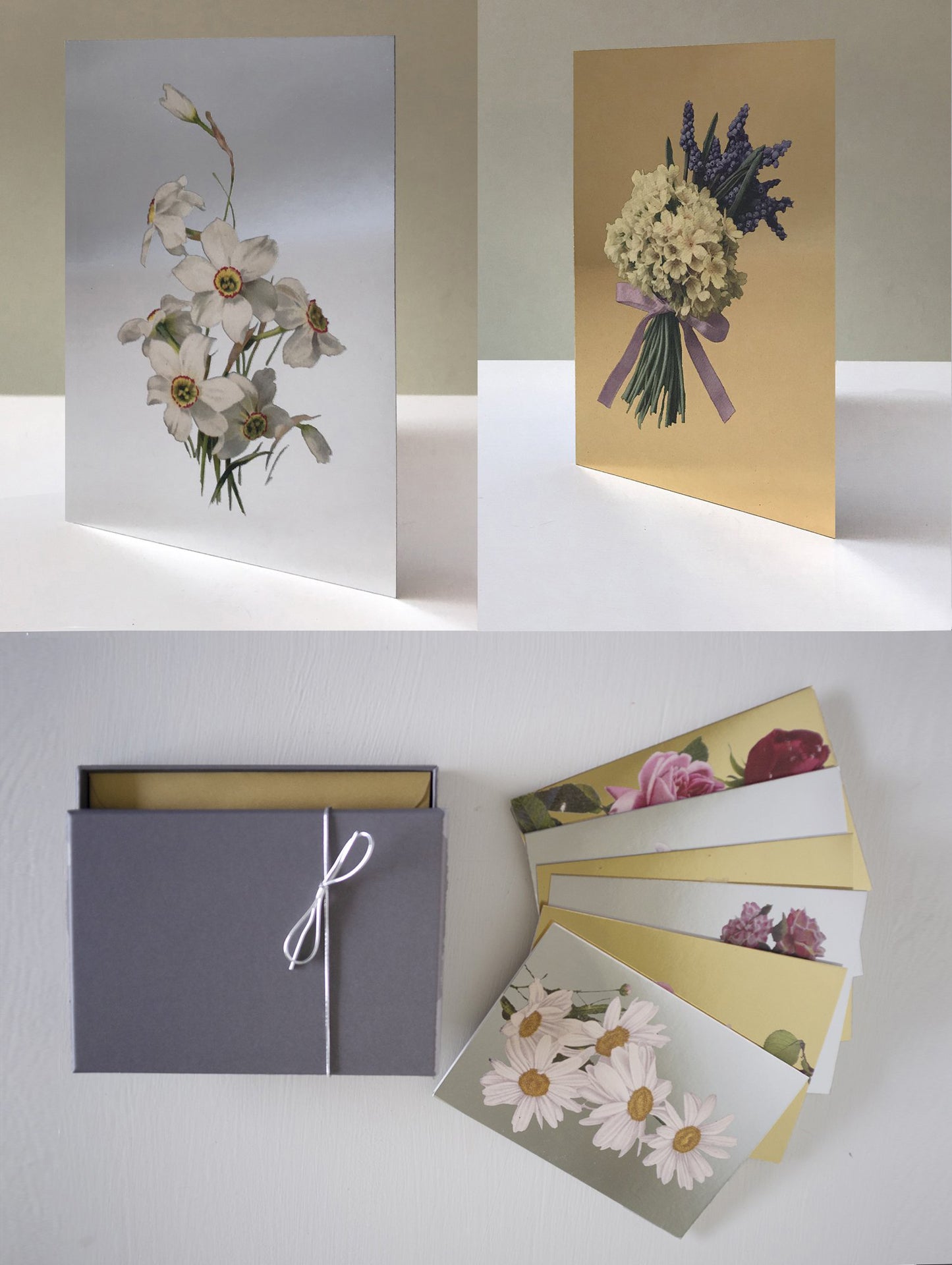 FLORAL BOX SET OF CARDS X 6