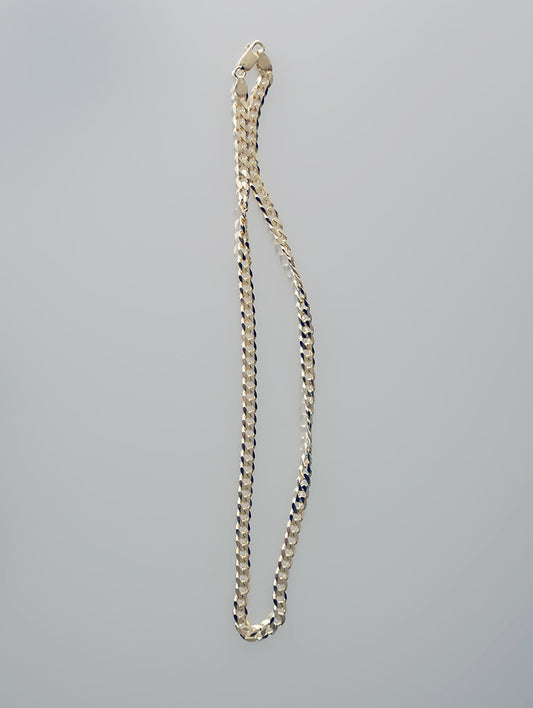 gold chunky chain necklace