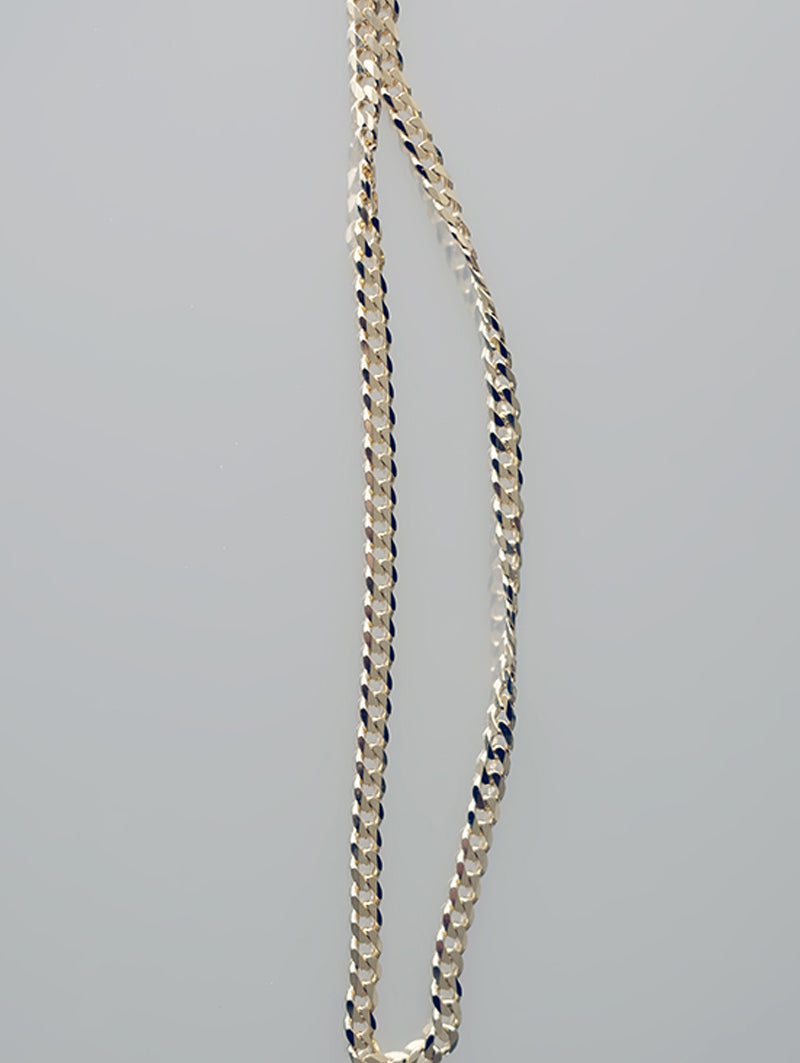 gold chunky chain necklace