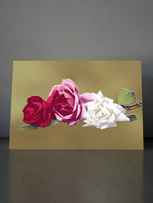 DANDY STAR VINTAGE ROSES II GREETING CARD