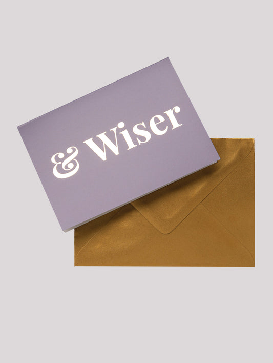 TNMA & WISER GREETING CARD