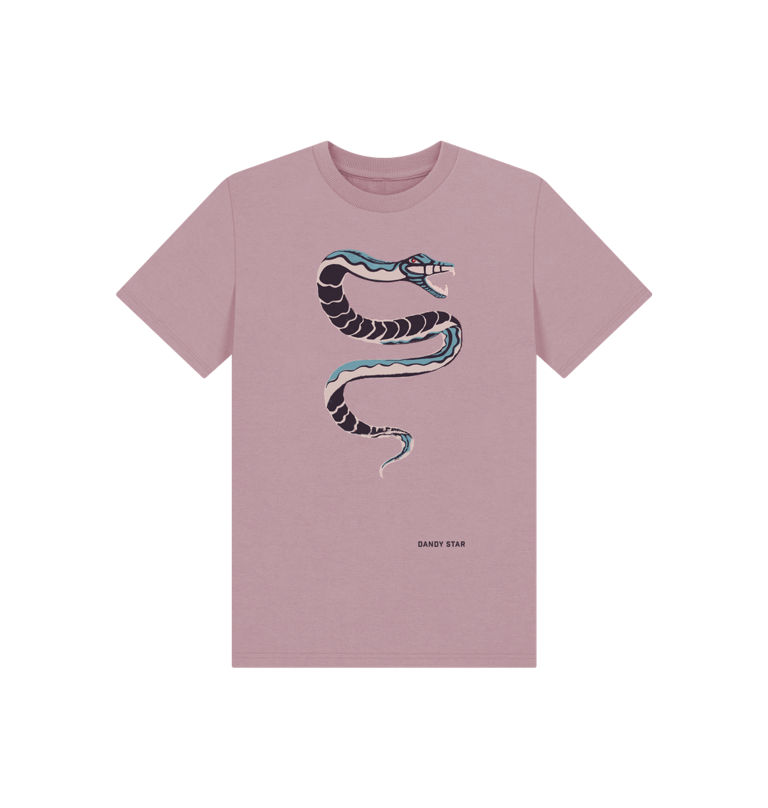 Mauve Printed Kids T-Shirt