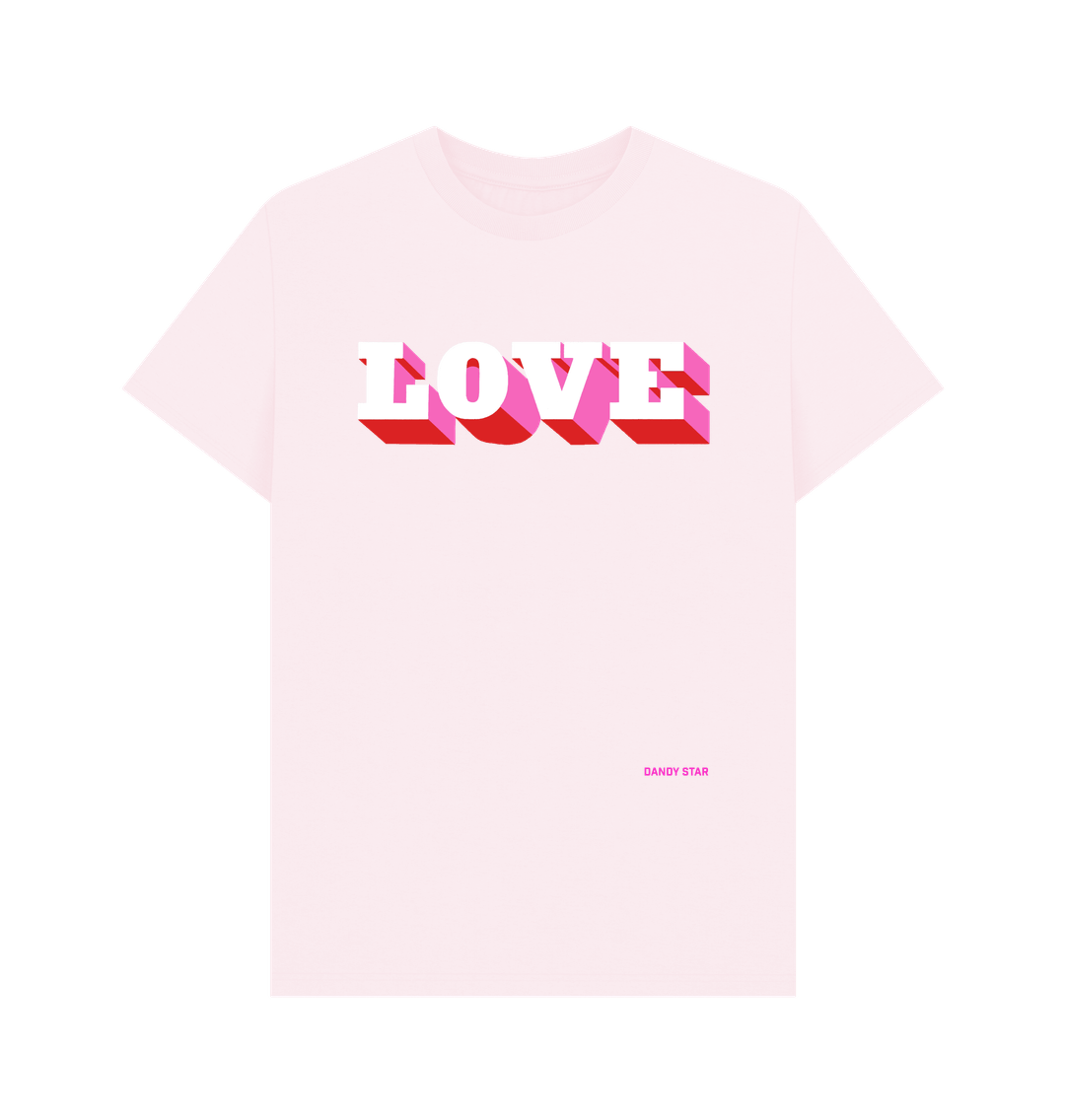 Pink Printed T-shirt Front