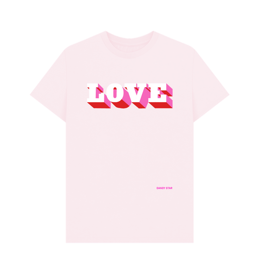 Pink Printed T-shirt Front