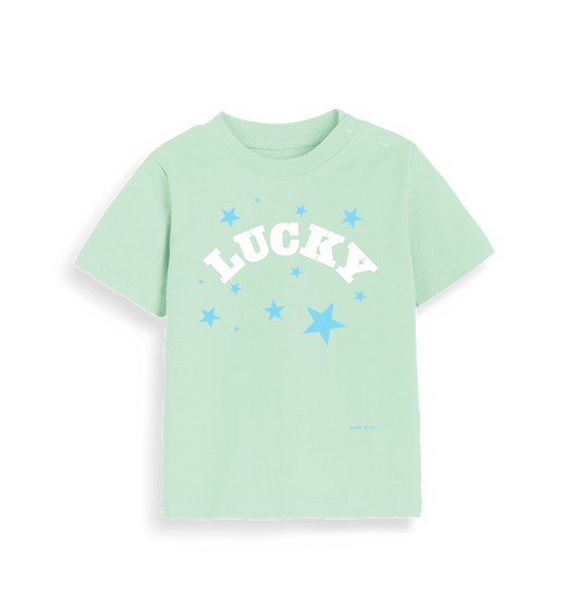 Mint Printed Kids T-Shirt