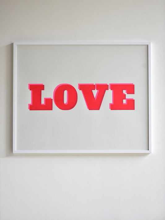 LTD EDITION A2 LOVE PRINT