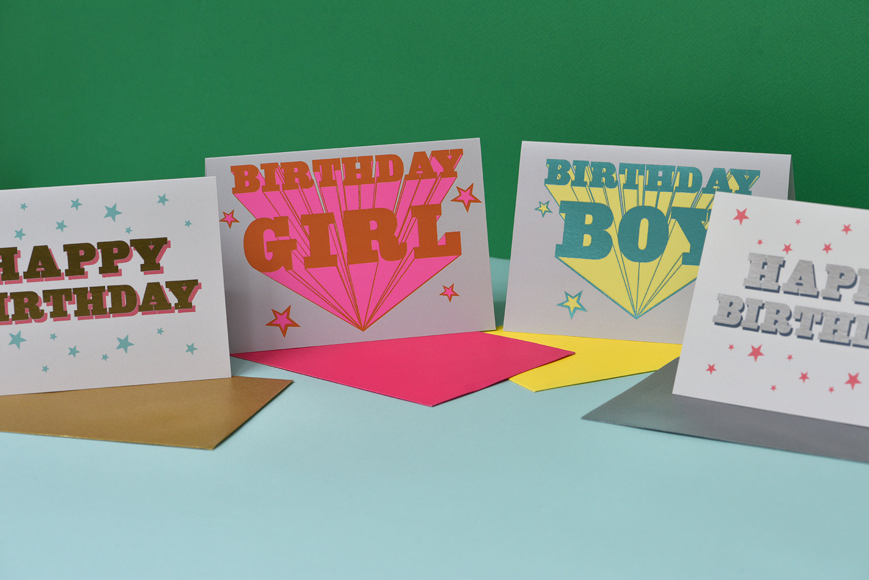 Happy birthday cards selection