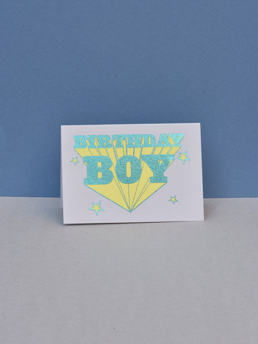 BIRTHDAY BOY GREETING CARD