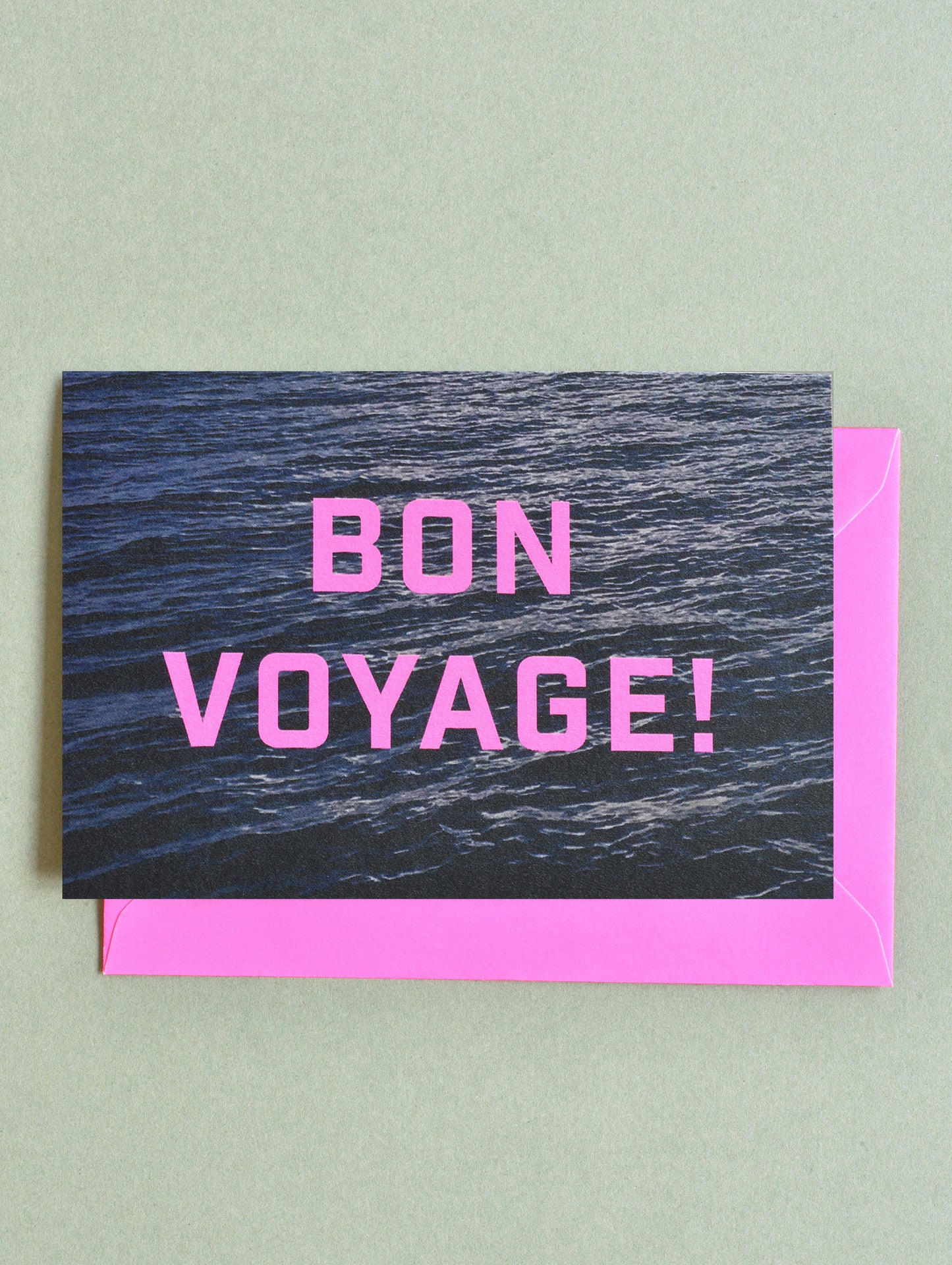 BON VOYAGE GREETING CARD