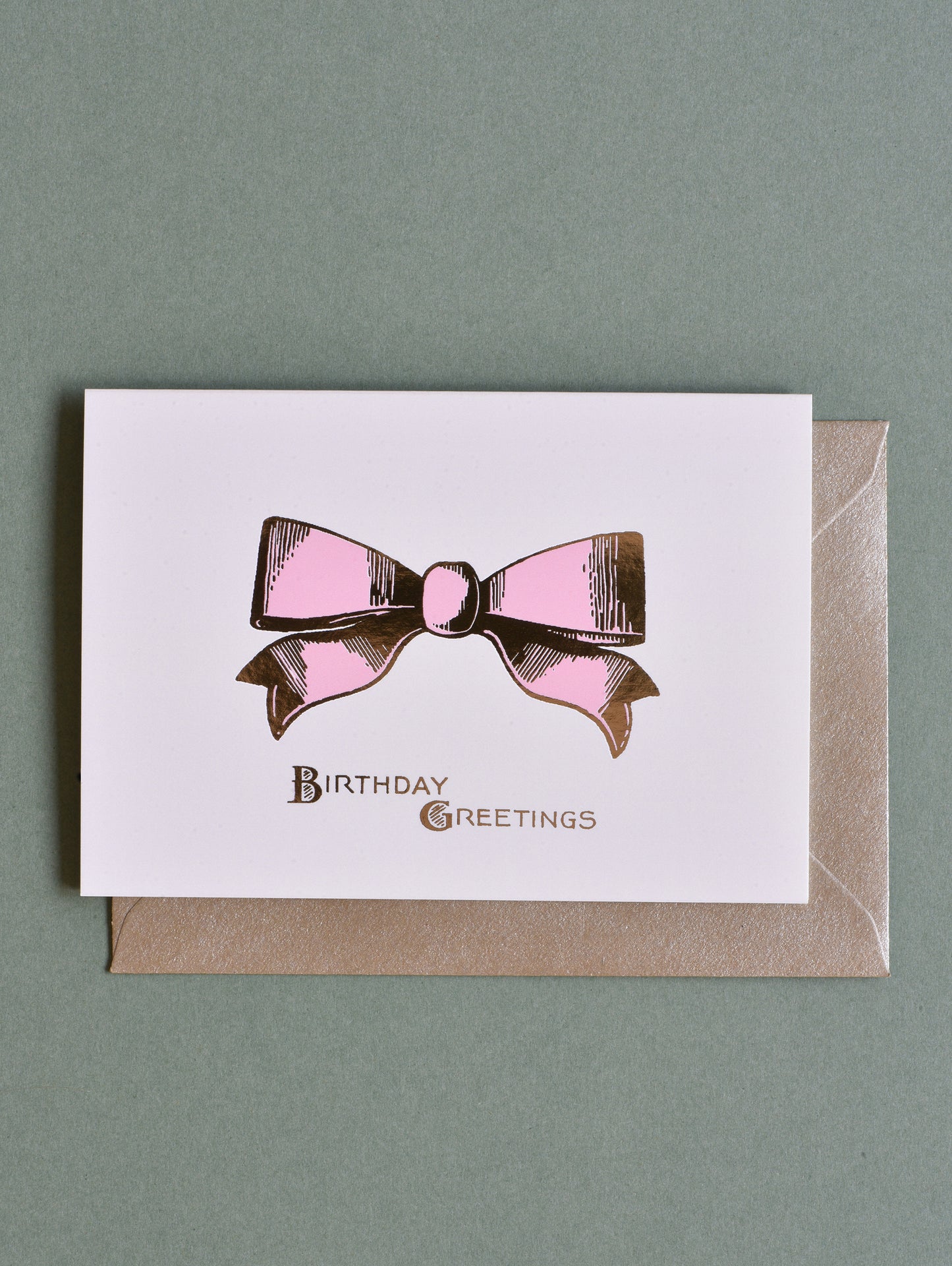 BIRTHDAY BOW GREETINGS CARD