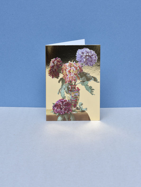 CHRYSANTHEMUMS GREETING CARD