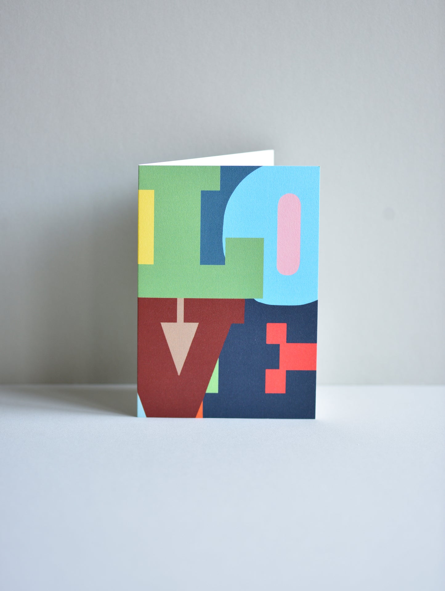 LOVE COLOUR BLOCK CARD