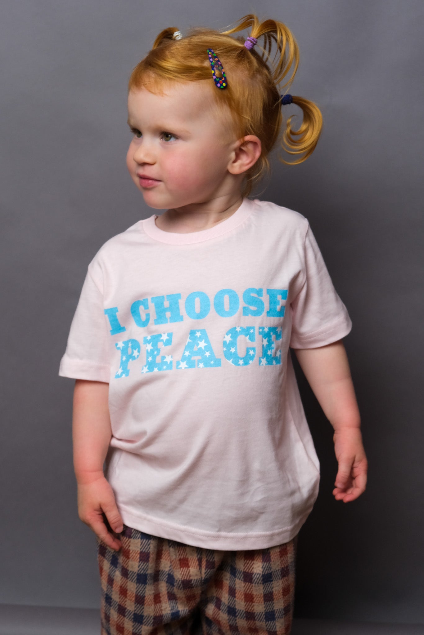 I choose peace kids t-shirt