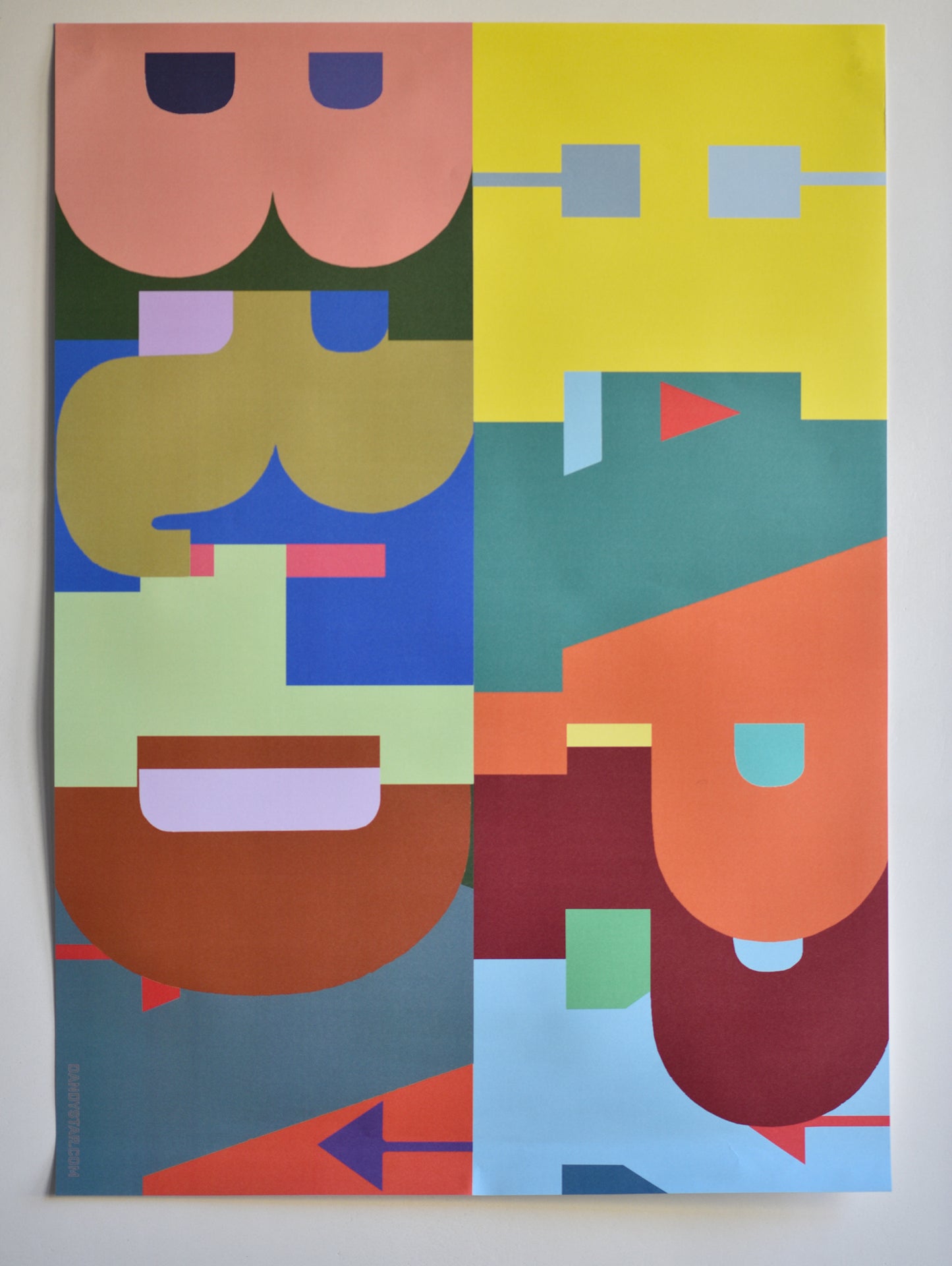 HAPPY BIRTHDAY COLOUR BLOCK WRAP