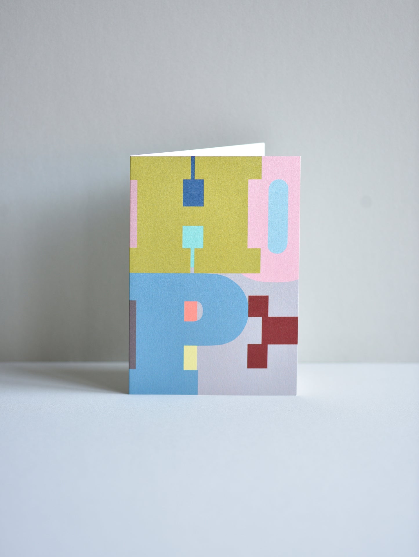 HOPE COLOUR BLOCK CARD