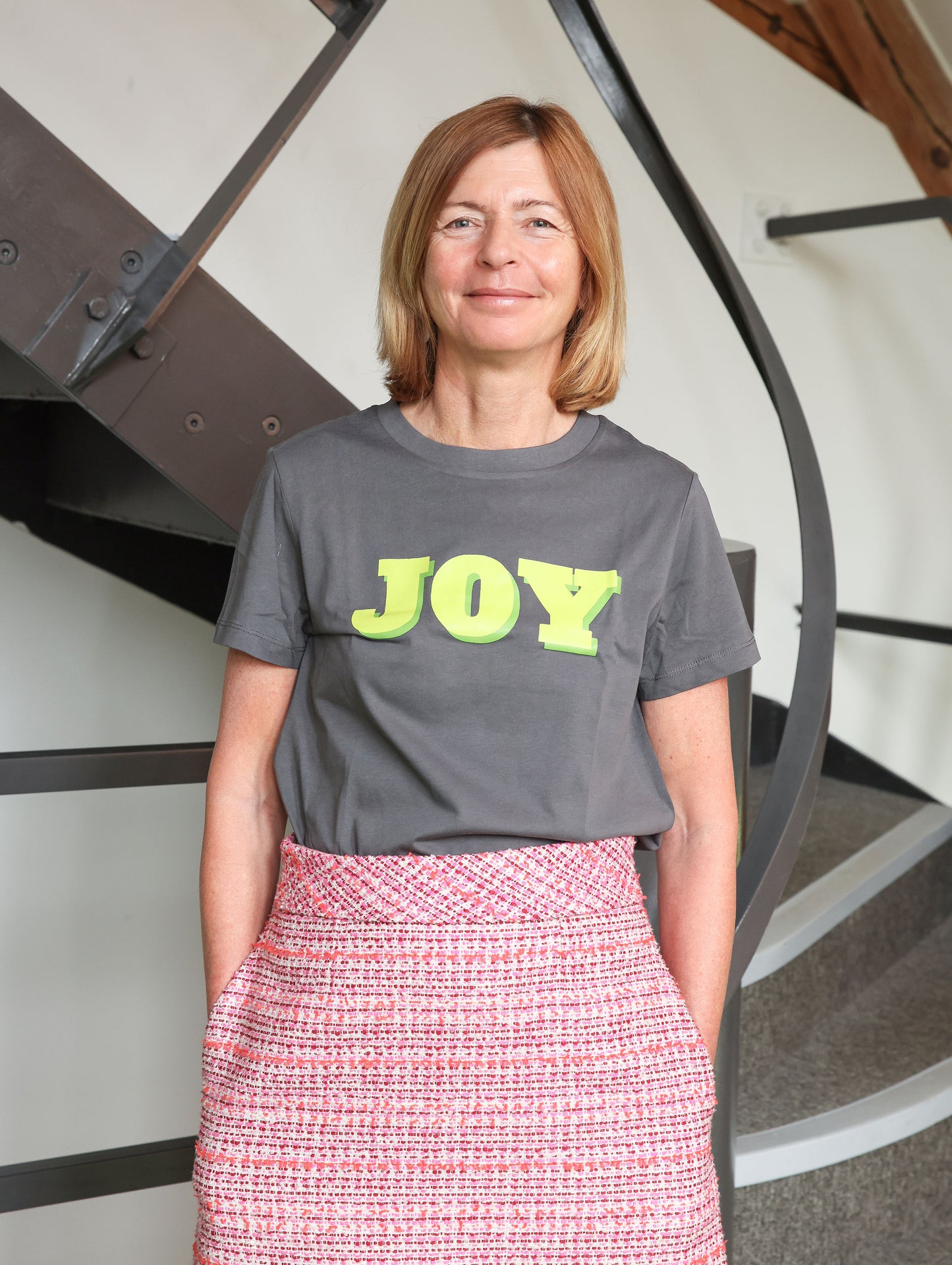 JOY charcoal grey UNISEX fit