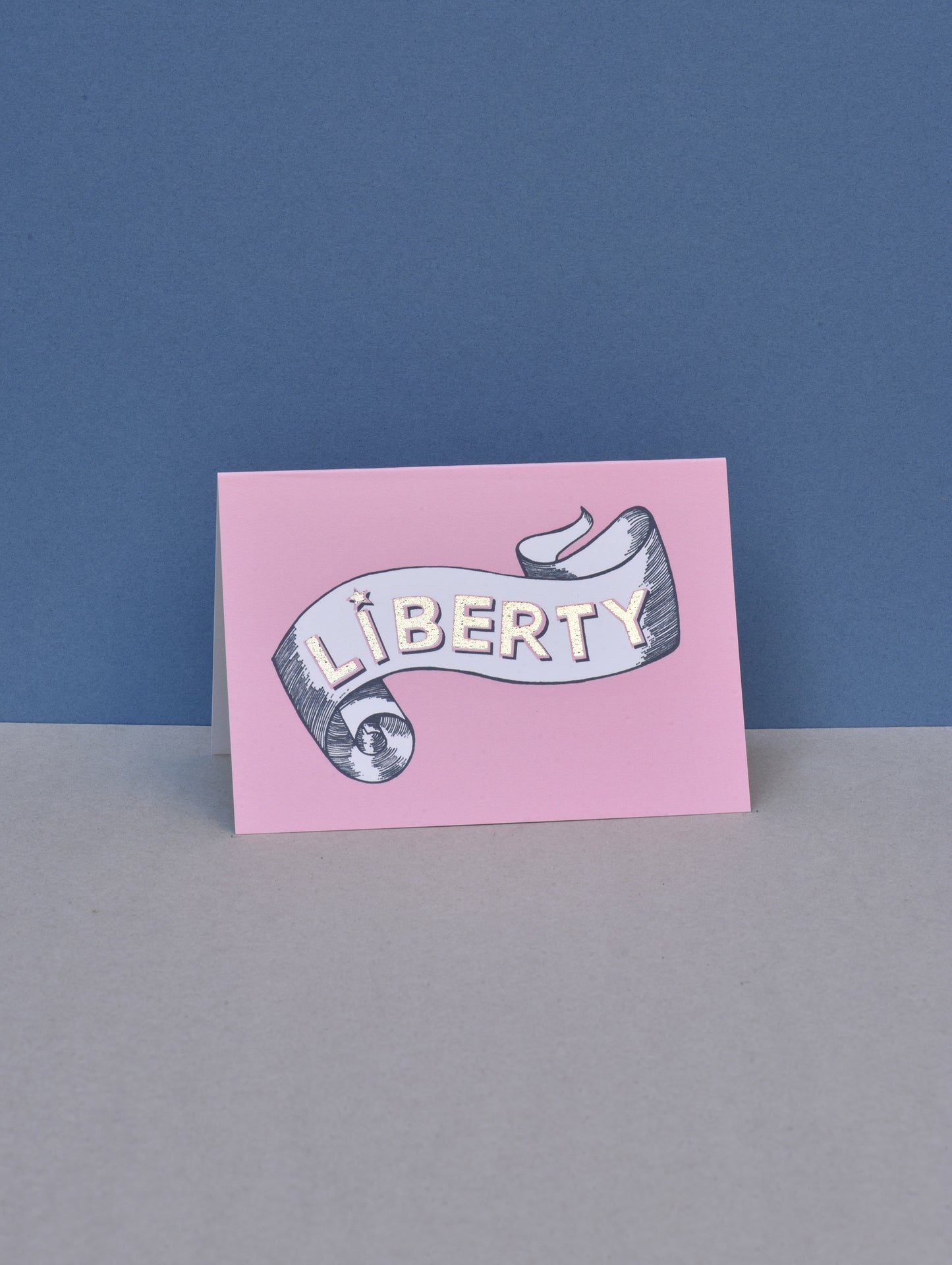 LIBERTY PINK CARD