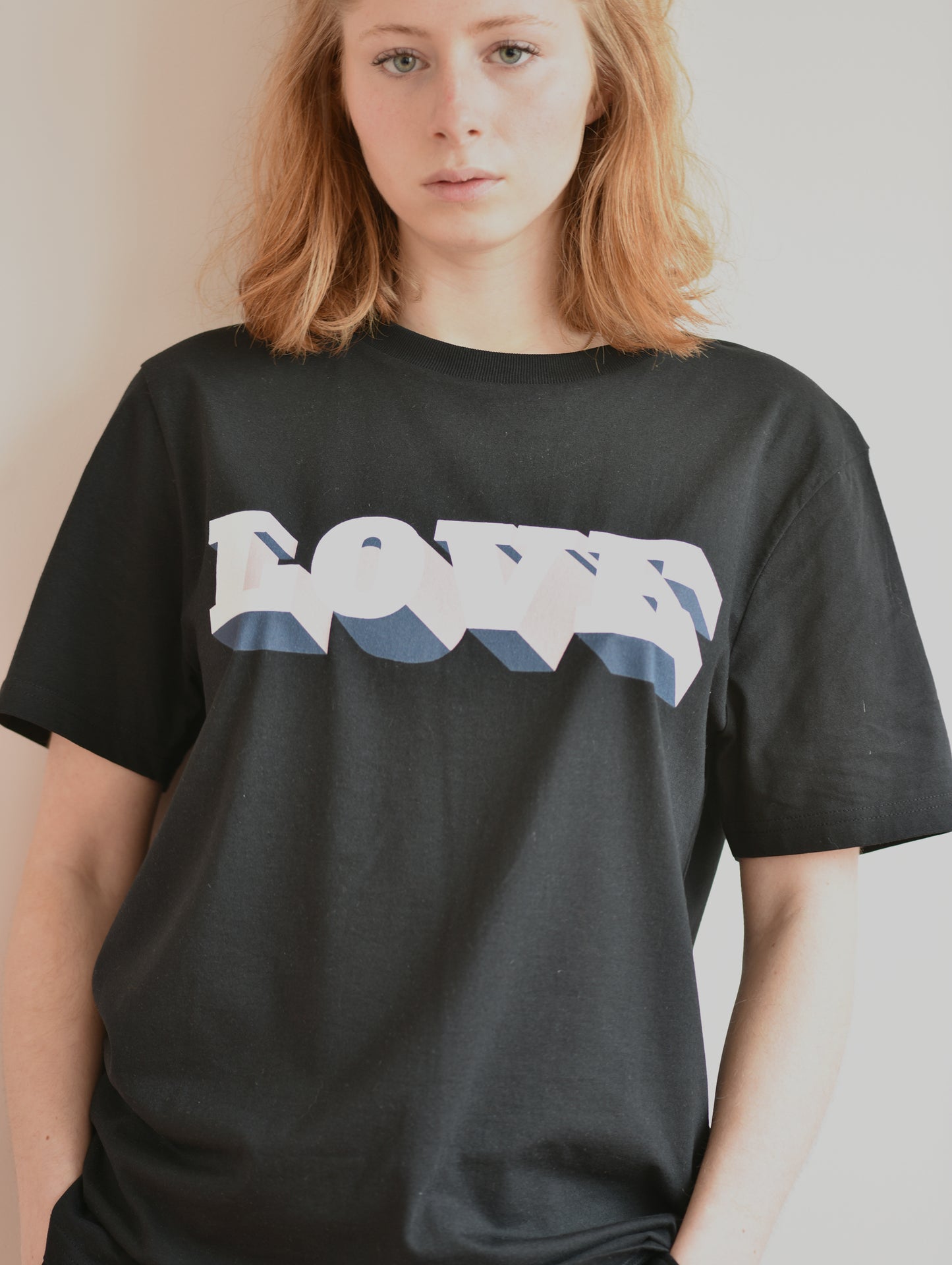 LOVE BLACK CLASSIC UNISEX FIT T-SHIRT