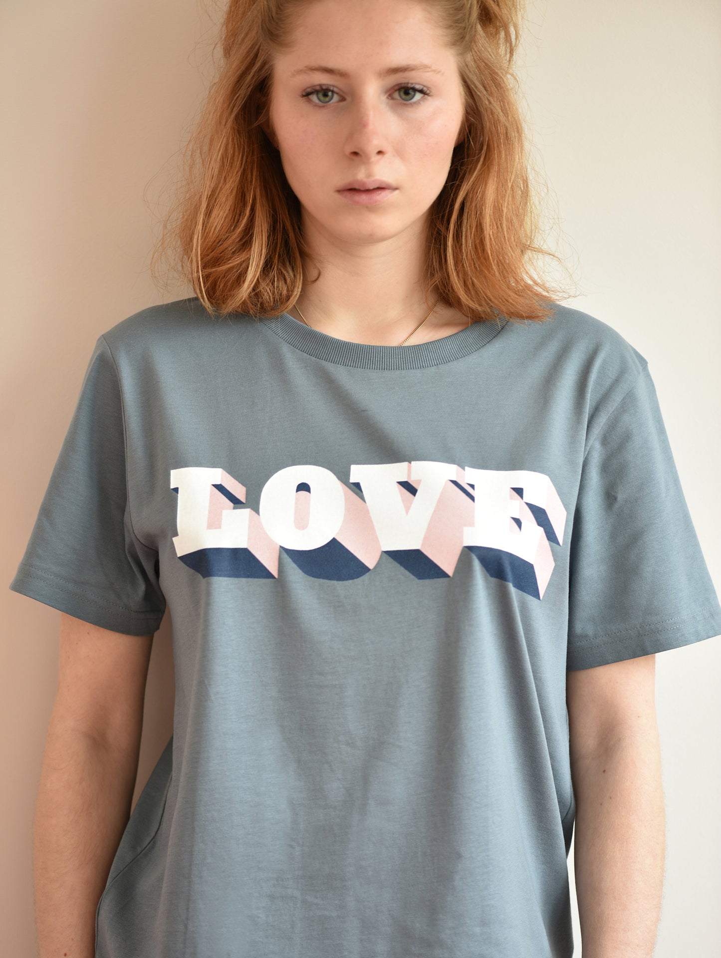 NEW LOVE  SMOKEY BLUE T-SHIRT