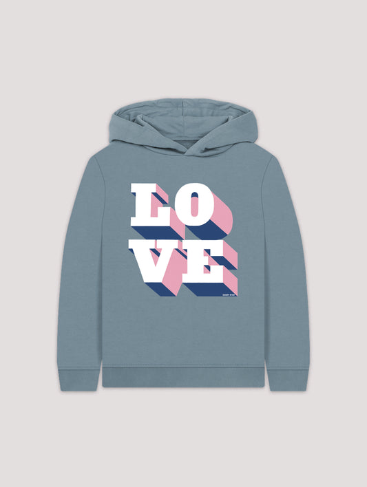 LOVE HOODY DUSTY BLUE