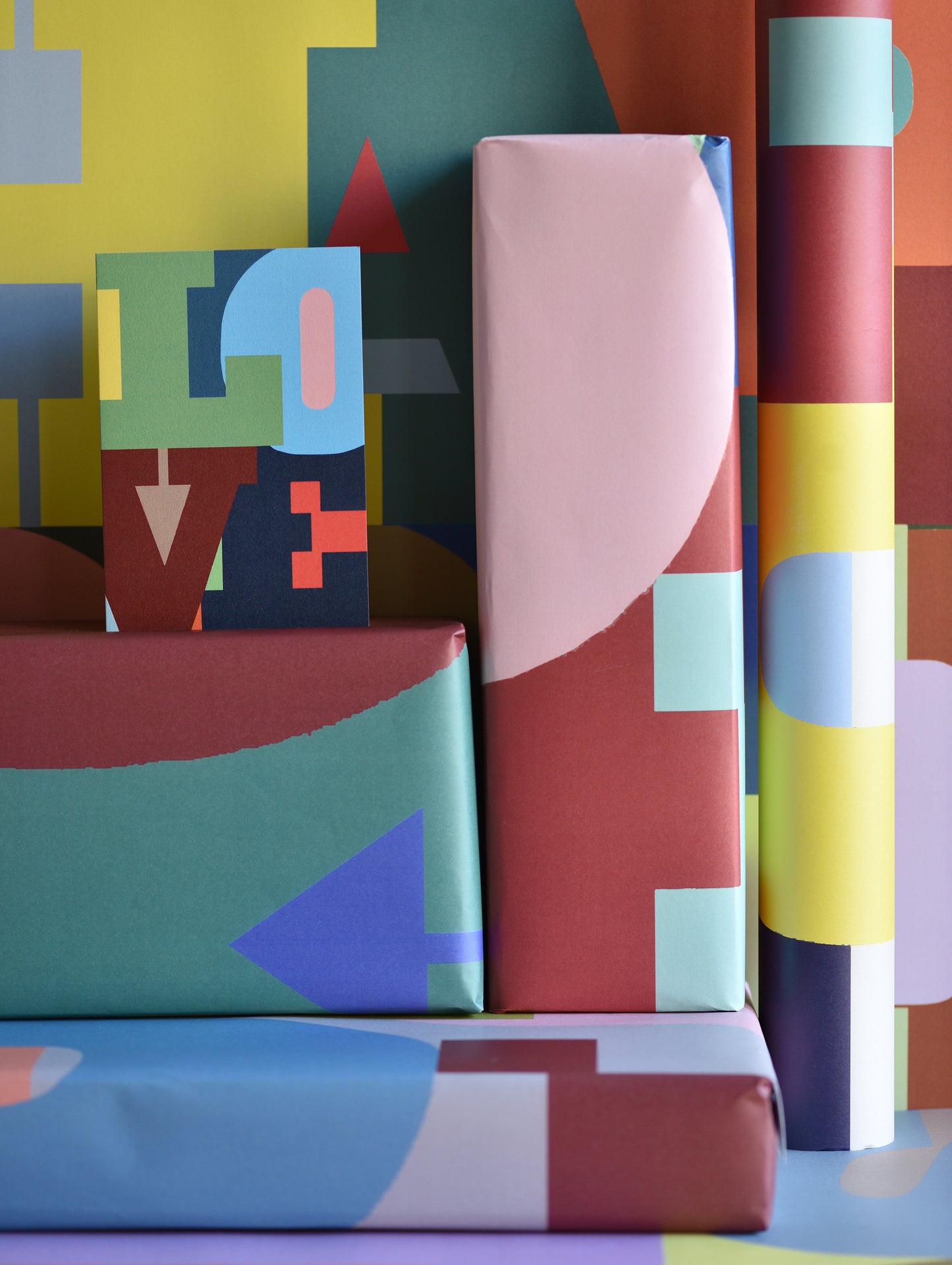 LOVE COLOUR BLOCK CARD