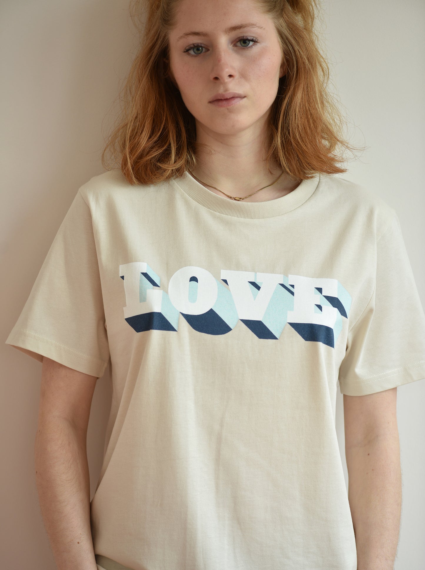 NEW LOVE WARM WHITE T-SHIRT