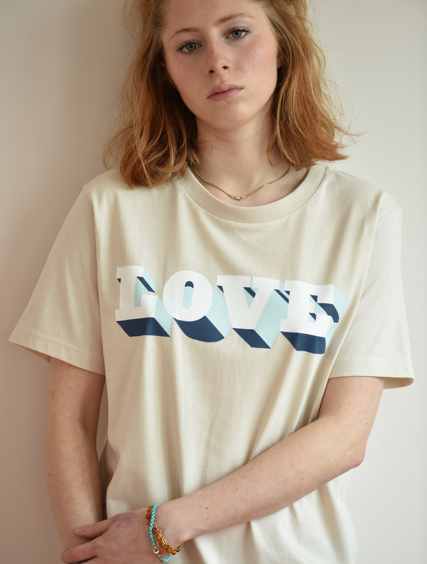 NEW LOVE WARM WHITE T-SHIRT