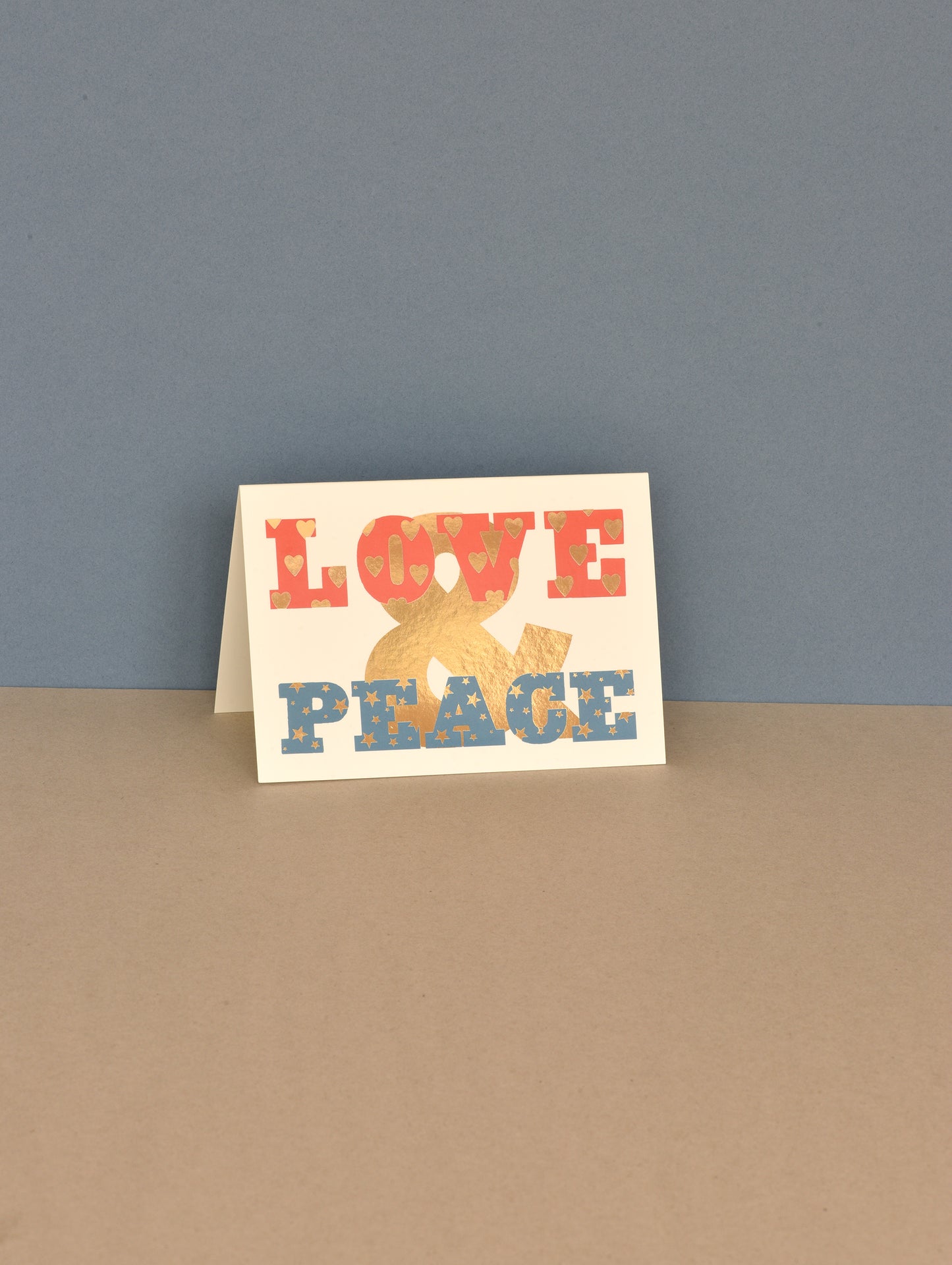 PEACE & LOVE GREETING CARD