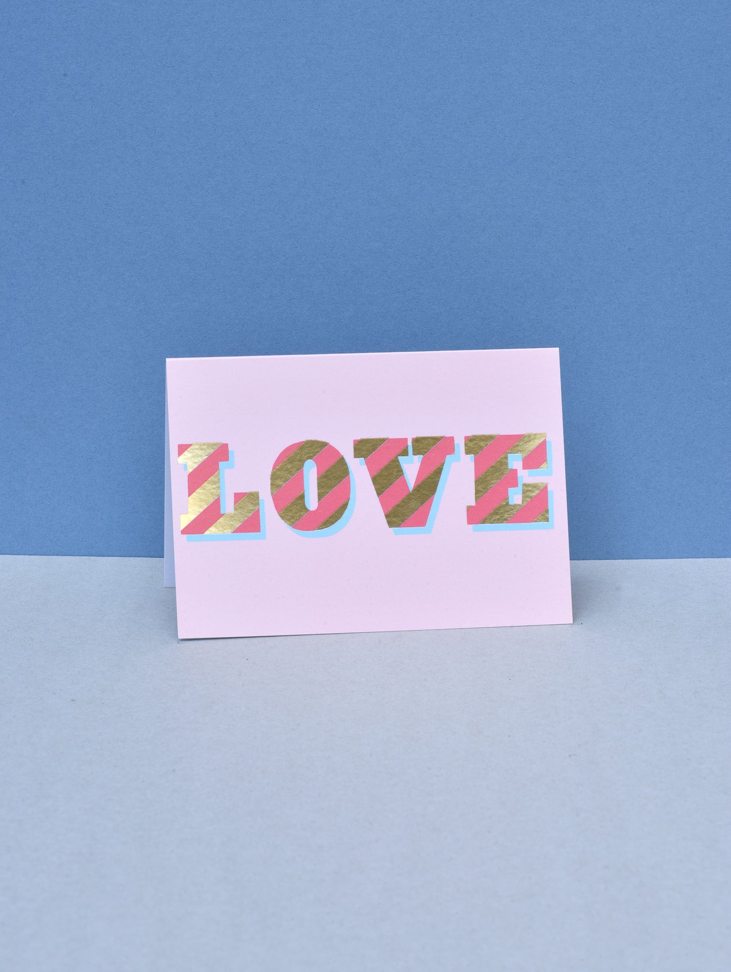 LOVE STRIPE GREETING CARD