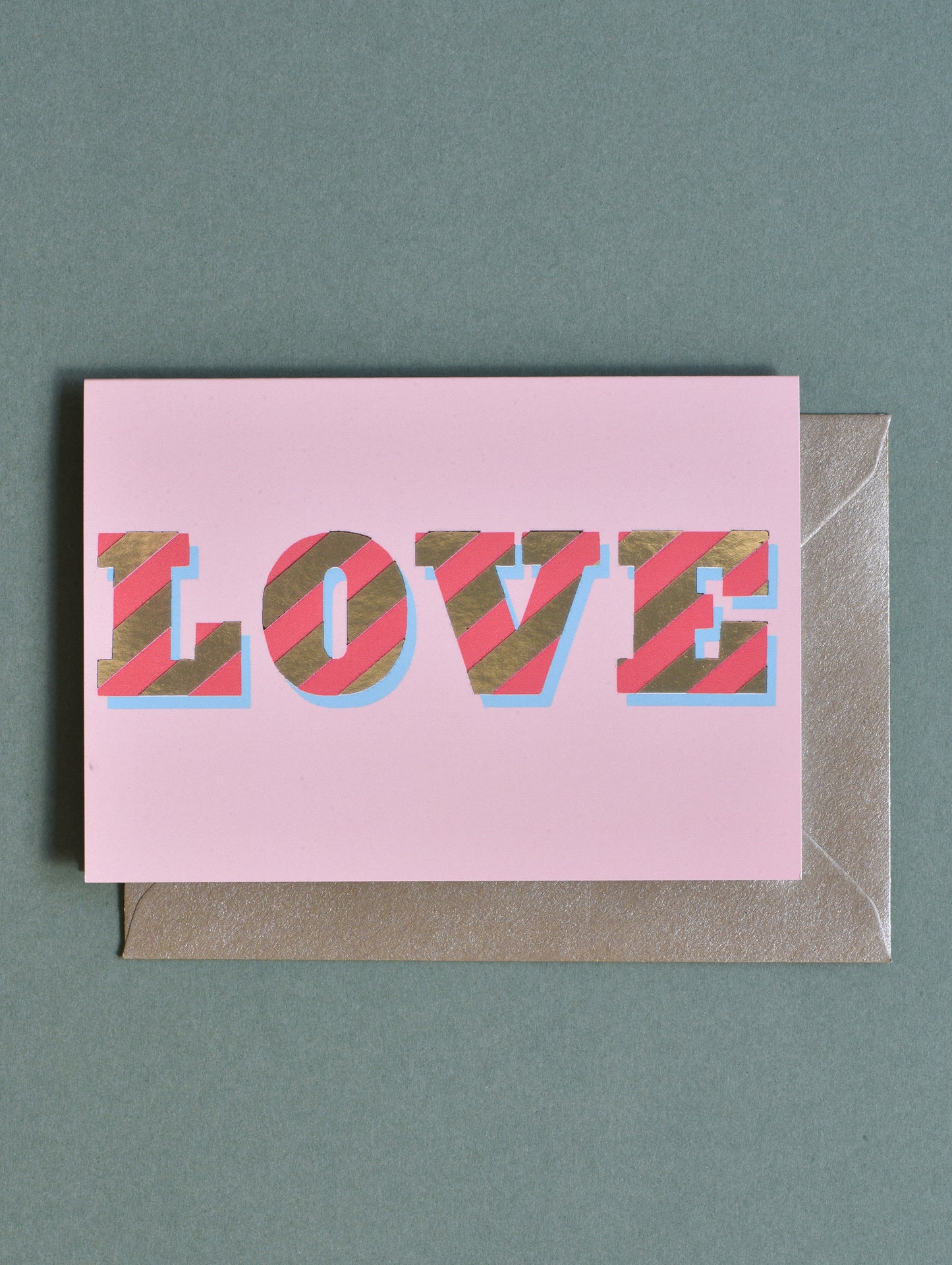 LOVE STRIPE GREETING CARD