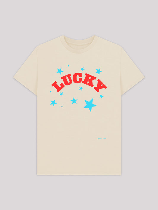 THE LUCKY T-SHIRT UNISEX - NATURAL